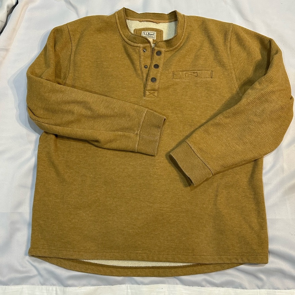 Men's Katahdin Iron Works® Bonded Waffle Fleece Henley